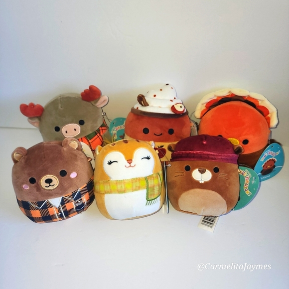 🍁 MINI HARVEST SQUAD - Full Set of 6 Harvest Squad Original Squishmallows NWT